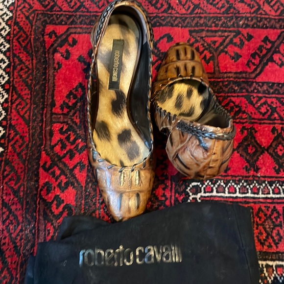 Roberto Cavalli Shoes - Roberto Cavalli brown stilettos size 8 (European 38)